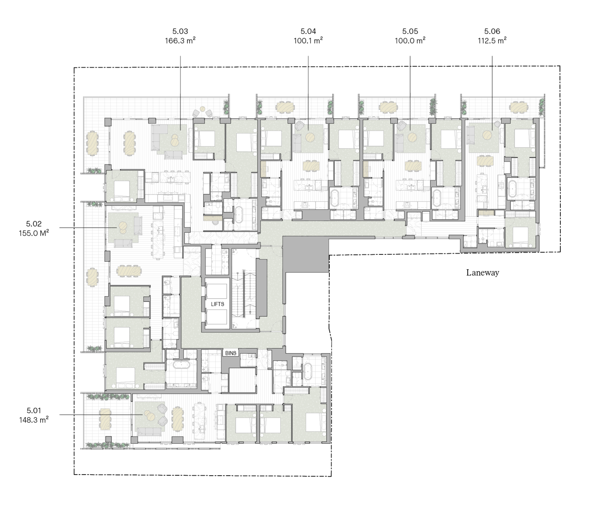 Floorplate for Level 05